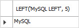 Exemplo MySQL ESQUERDO