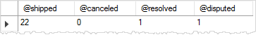 Procedimentos armazenados do MySQL que retornam vários valores