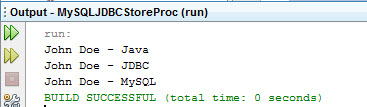 exemplo de procedimento armazenado jdbc mysql