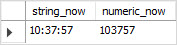 Função MySQL CURRENT_TIME