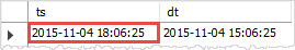 Mudanças de fuso horário MySQL DATETIME vs TIMESTAMP