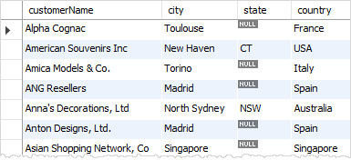 MySQL COALESCE - dados do cliente