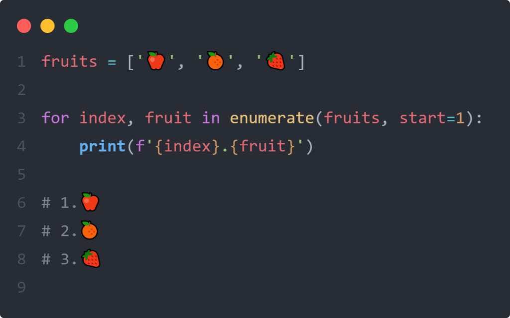 Enumeração Python